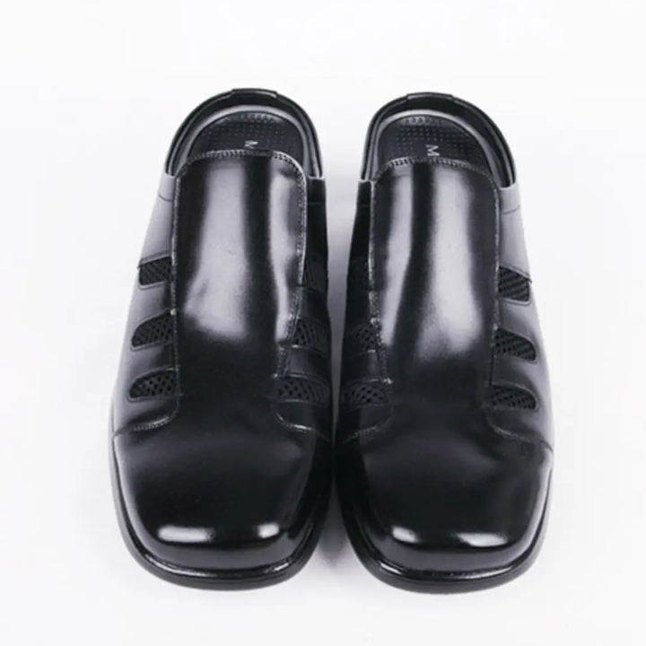 8cm UP 本革レザーサンダル no15 メンズシークレットサンダル LEVANO