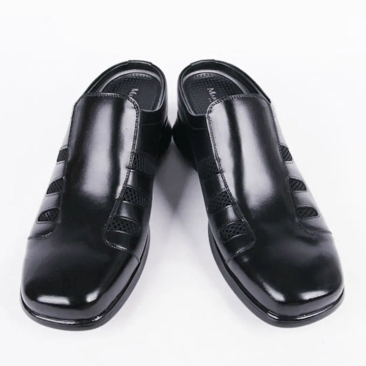 8cm UP 本革レザーサンダル no15 メンズシークレットサンダル LEVANO