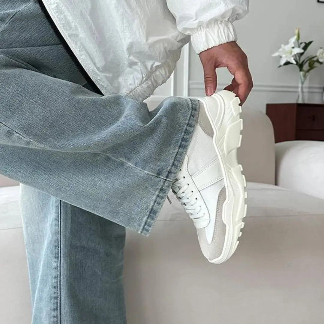 6cm UP シークレットスニーカー no02 メンズシークレットスニーカー LEVANO