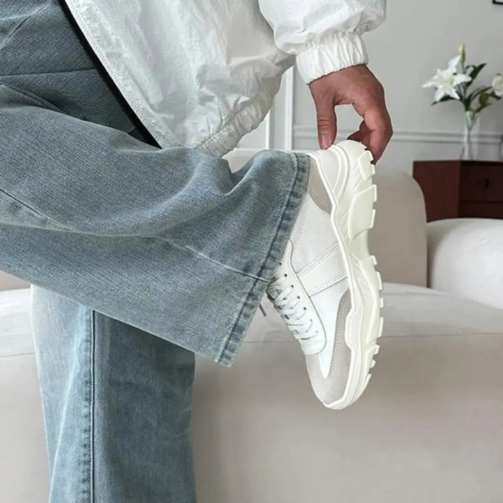 6cm UP シークレットスニーカー no02 メンズシークレットスニーカー LEVANO