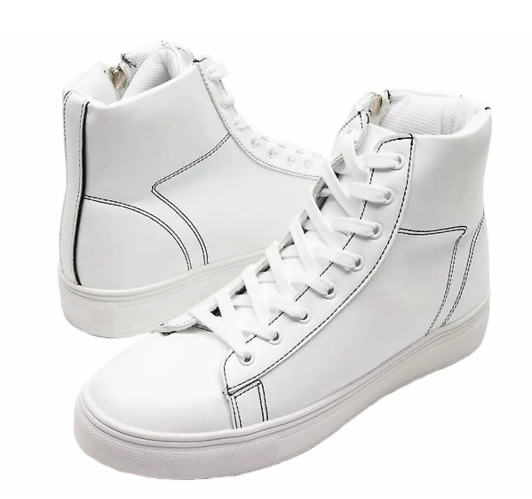 6cm UP ハイカットシークレットスニーカー no08 メンズシークレットスニーカー LEVANO