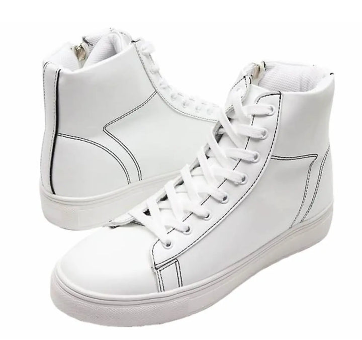 6cm UP ハイカットシークレットスニーカー no08 メンズシークレットスニーカー LEVANO