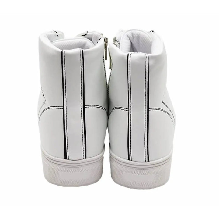 6cm UP ハイカットシークレットスニーカー no08 メンズシークレットスニーカー LEVANO