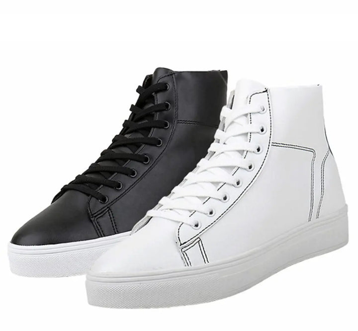 6cm UP ハイカットシークレットスニーカー no08 メンズシークレットスニーカー LEVANO
