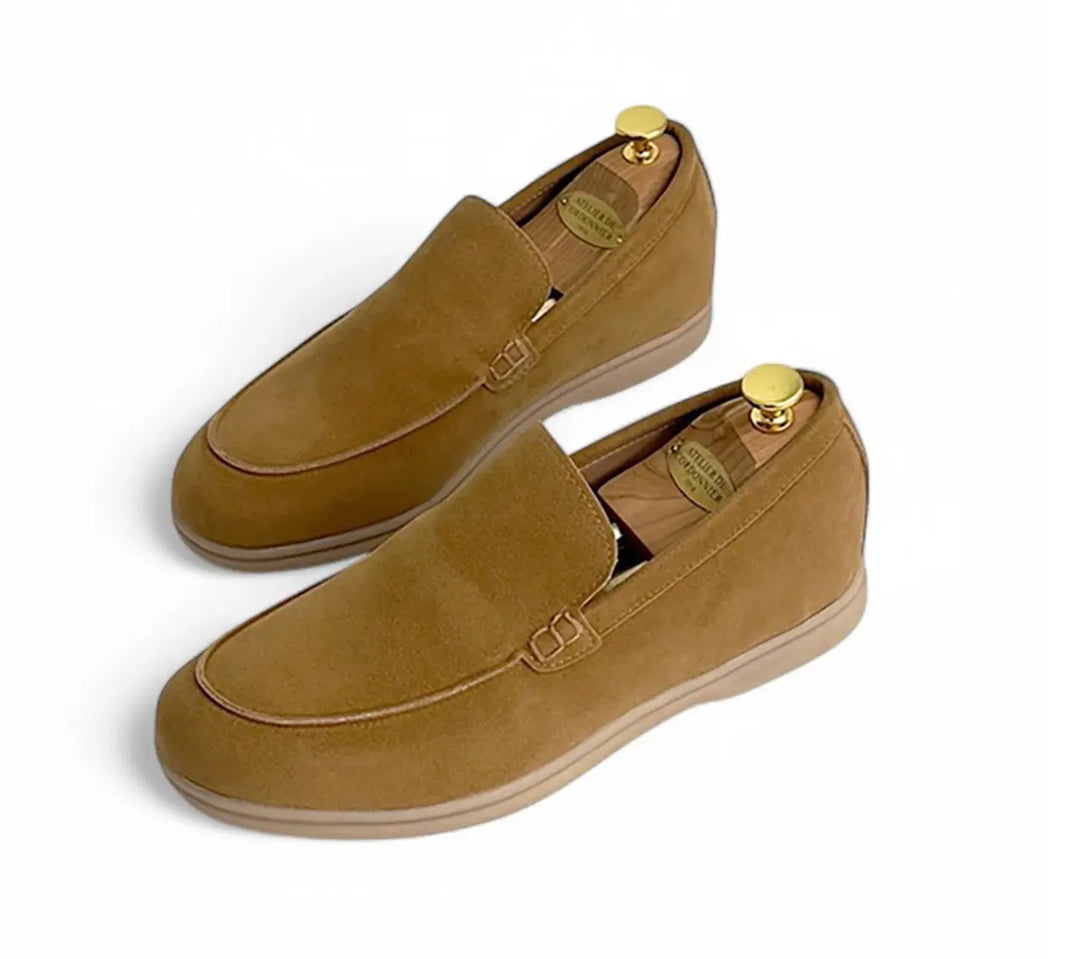 5cm UP スエードシークレットローファー no07 メンズシークレットローファー LEVANO