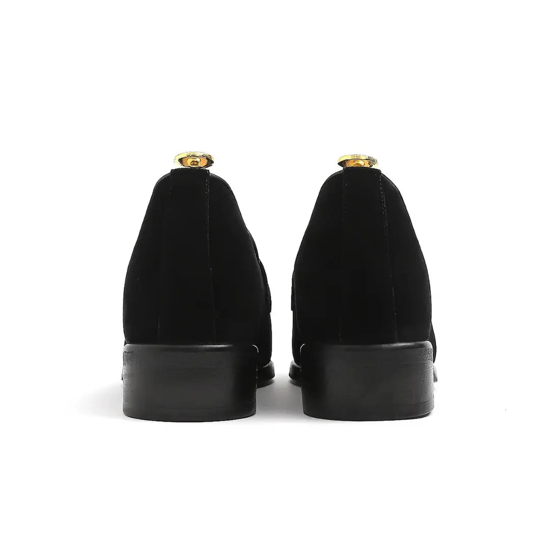 6cm UP スエードローファー no03 メンズシークレットローファー LEVANO