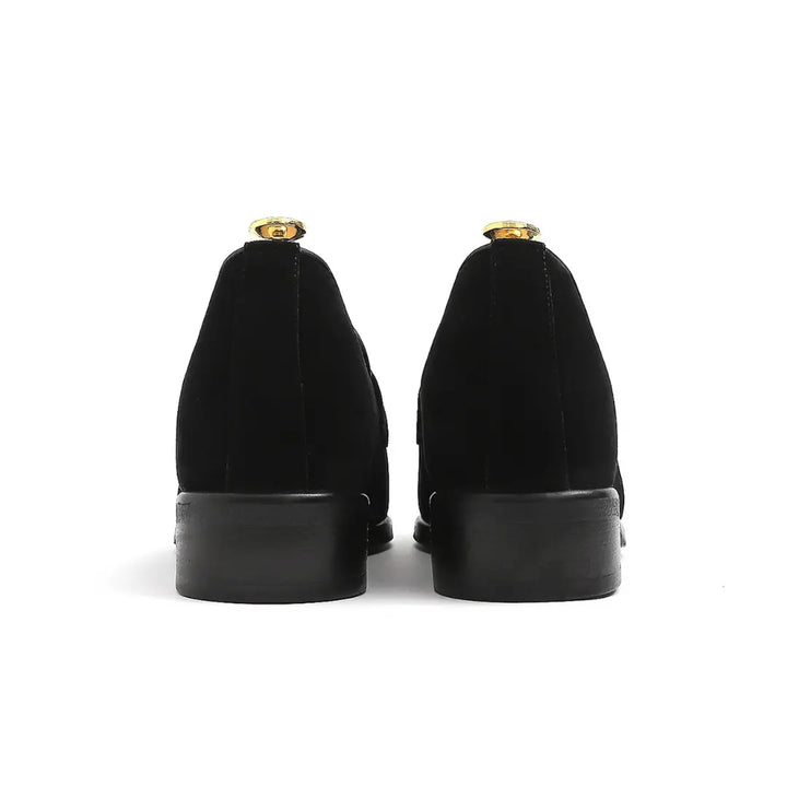 6cm UP スエードローファー no03 メンズシークレットローファー LEVANO