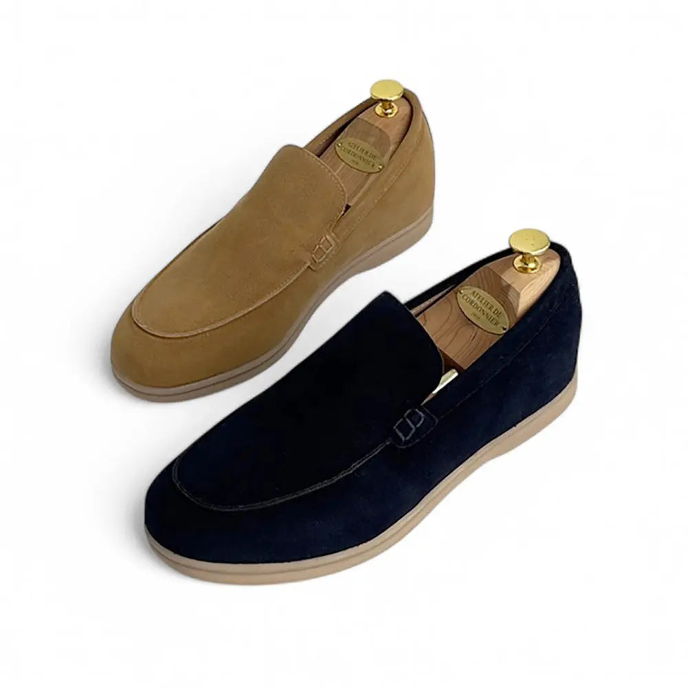 5cm UP スエードシークレットローファー no07 メンズシークレットローファー LEVANO