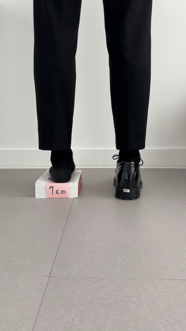 7cm UP グロスシークレットブーツ no09 メンズシークレットブーツ LEVANO