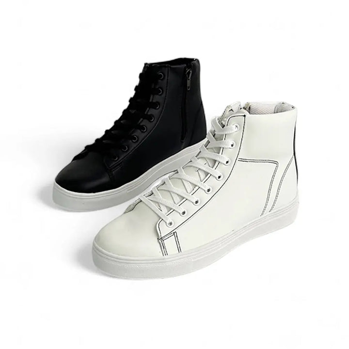 6cm UP ハイカットシークレットスニーカー no08 メンズシークレットスニーカー LEVANO