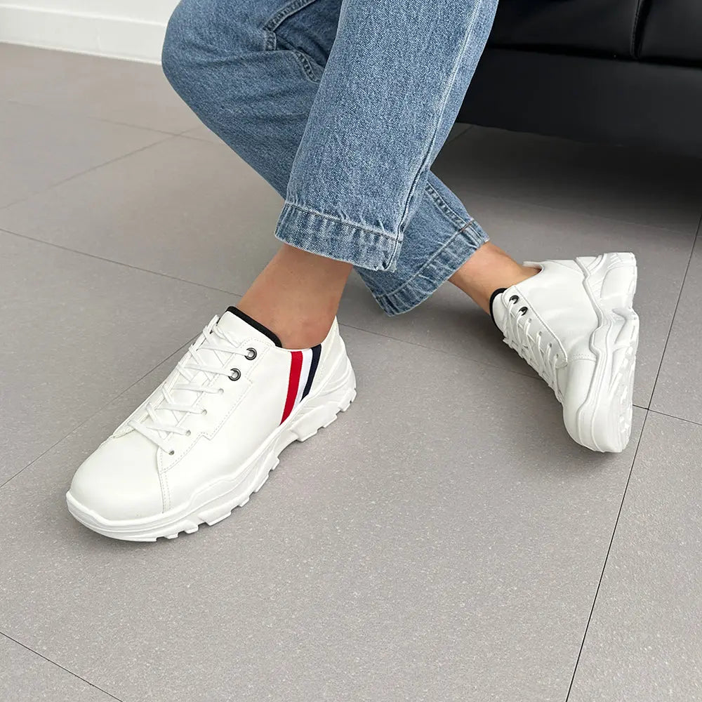 5cm UP フランスヒールアップスニーカー no13 メンズシークレットスニーカー LEVANO
