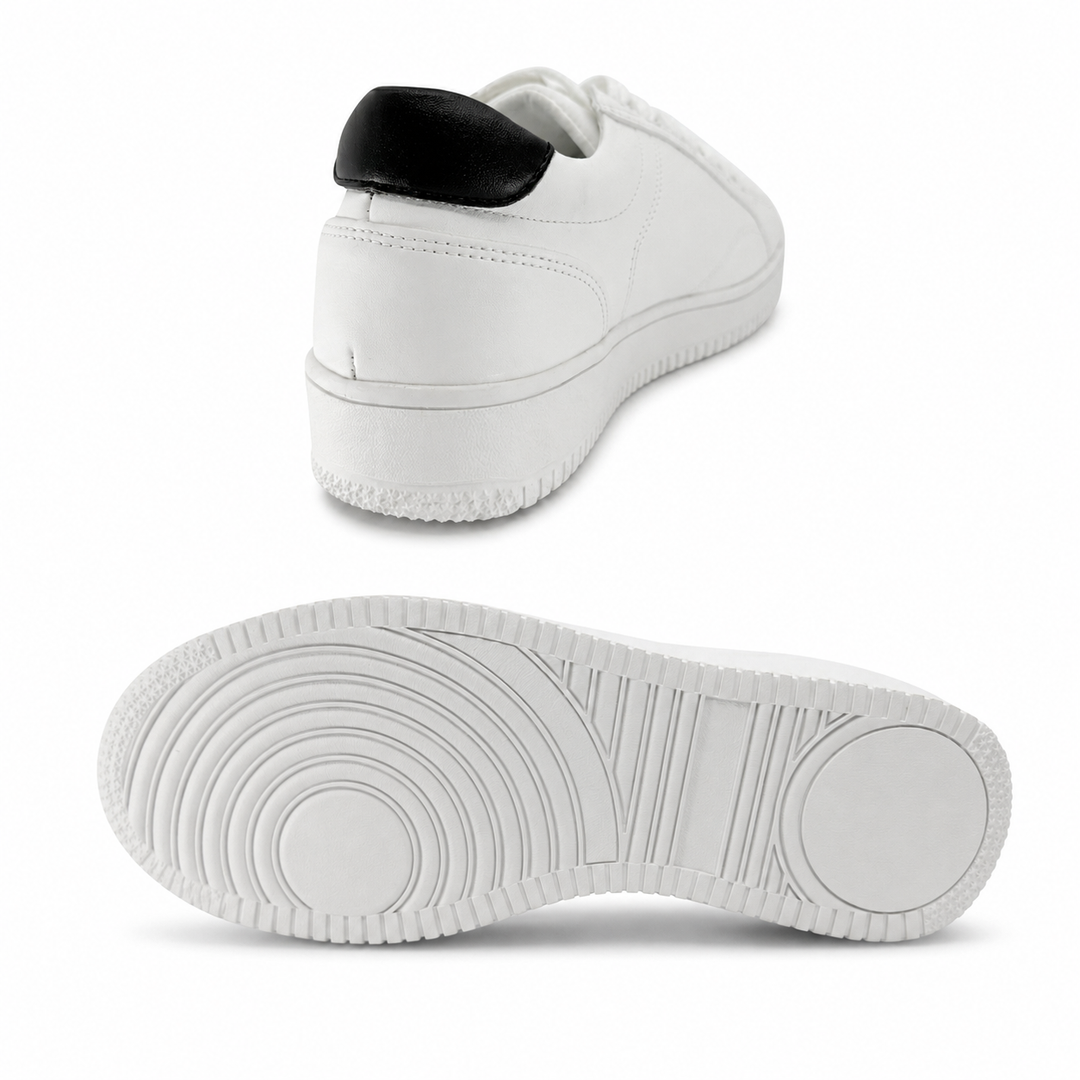 6.5cm UP ヒールホワイトスニーカー no39 メンズシークレットスニーカー LEVANO