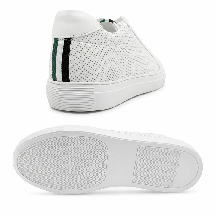 7cm UP モノトーンラインスニーカー no37 メンズシークレットスニーカー LEVANO