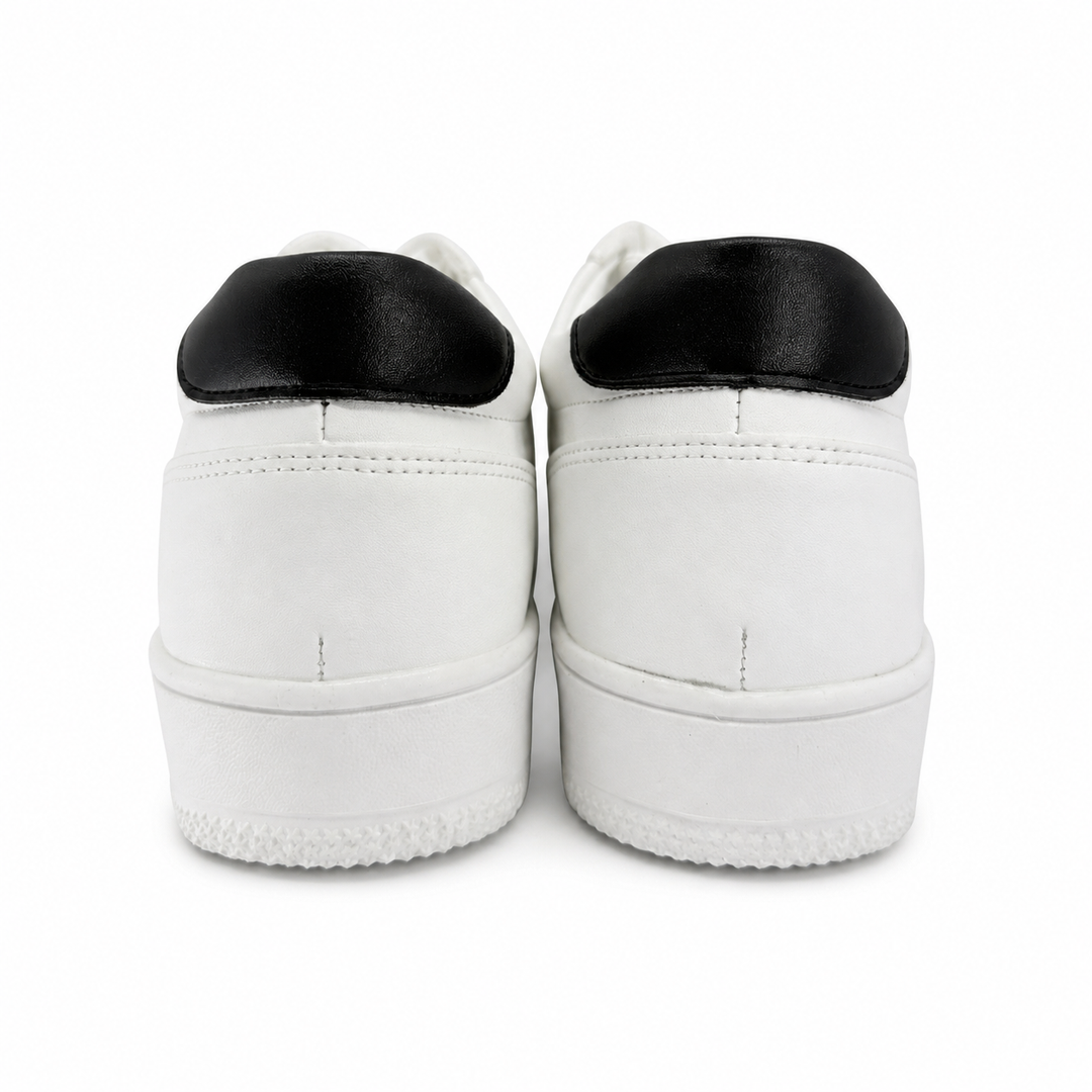 6.5cm UP ヒールホワイトスニーカー no39 メンズシークレットスニーカー LEVANO