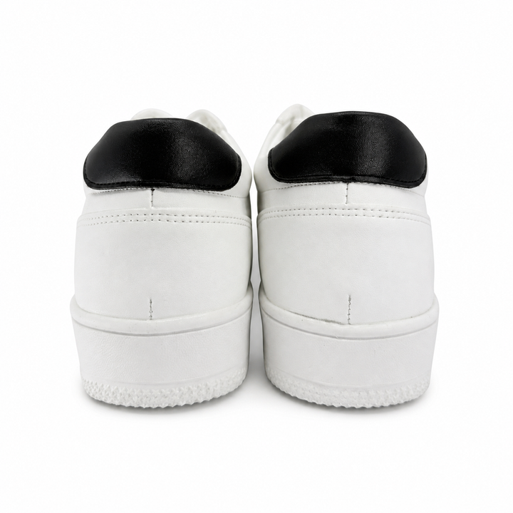 6.5cm UP ヒールホワイトスニーカー no39 メンズシークレットスニーカー LEVANO