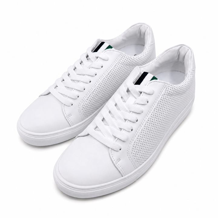 7cm UP モノトーンラインスニーカー no37 メンズシークレットスニーカー LEVANO