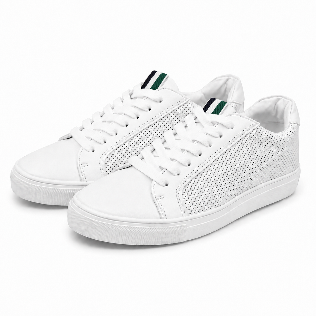 7cm UP モノトーンラインスニーカー no37 メンズシークレットスニーカー LEVANO