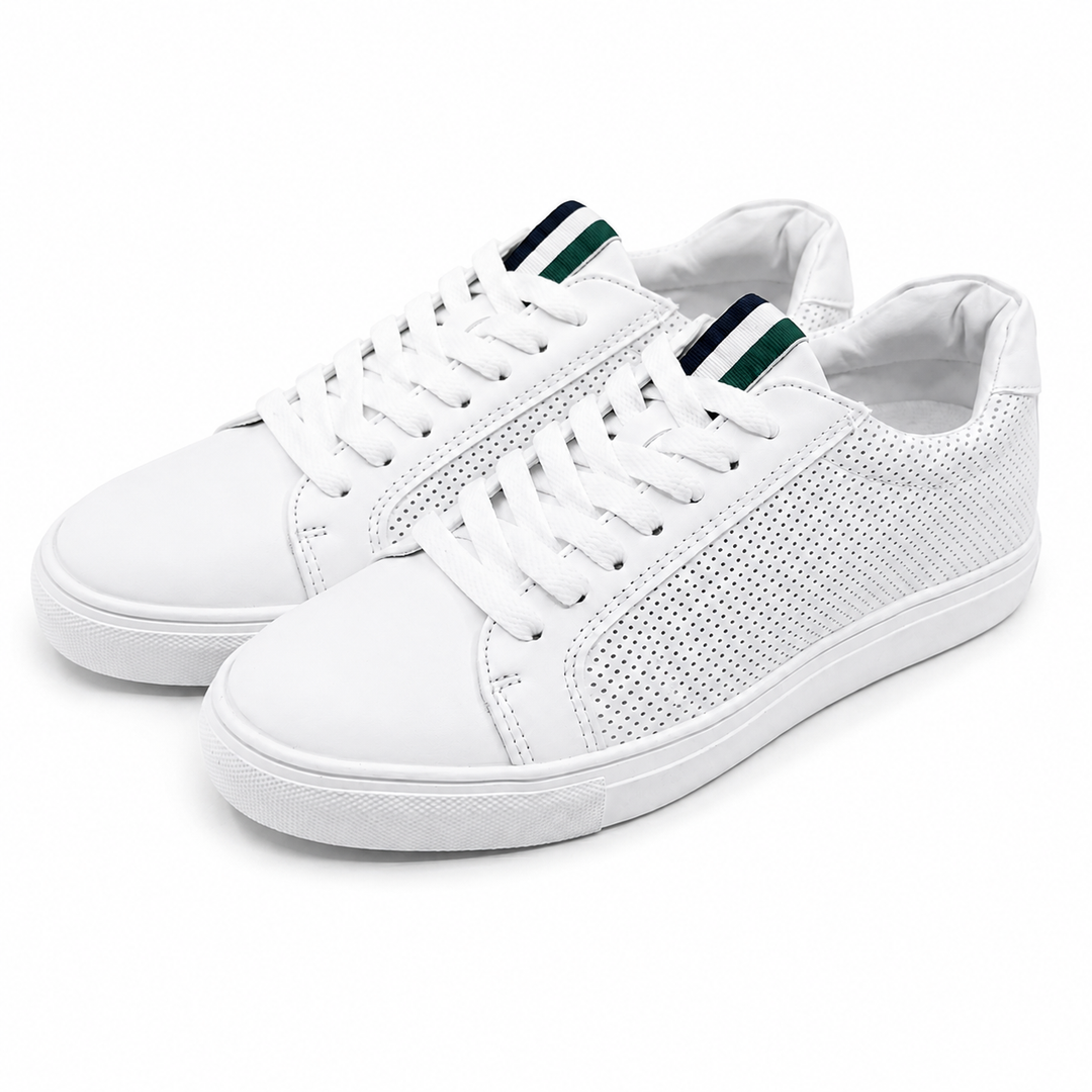 7cm UP モノトーンラインスニーカー no37 メンズシークレットスニーカー LEVANO