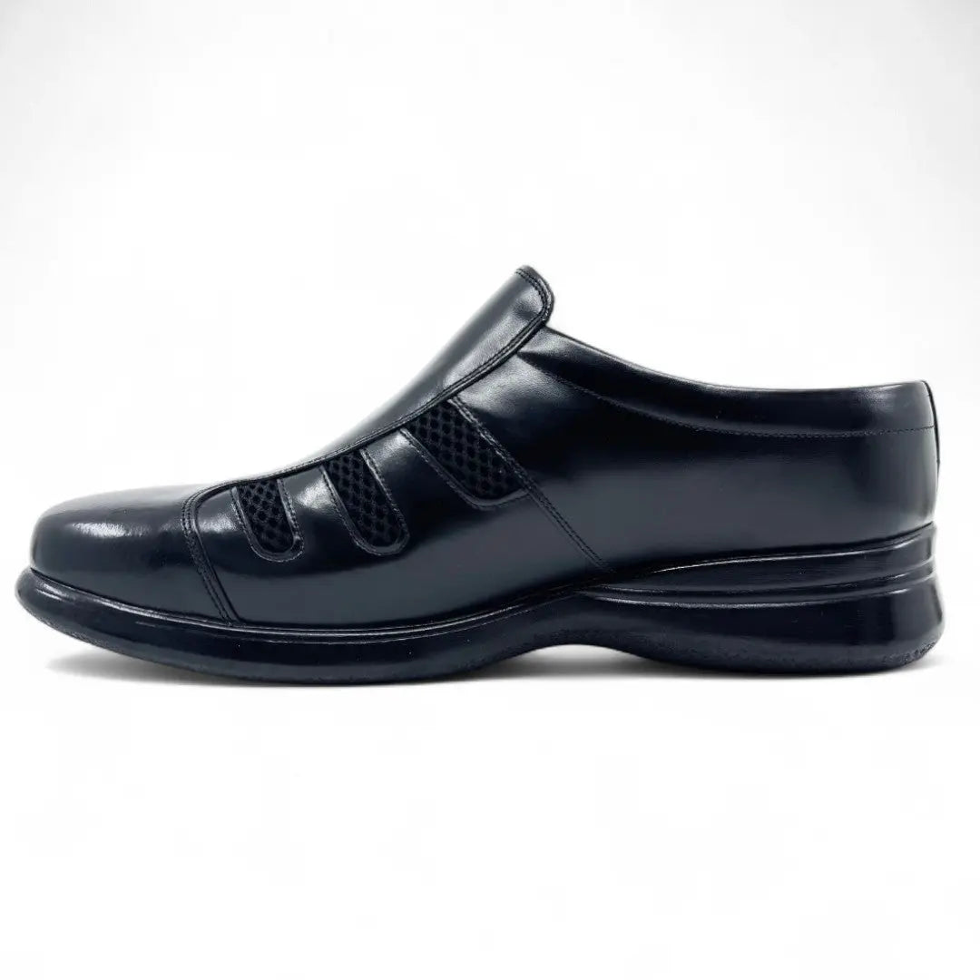 8cm UP 本革レザーサンダル no15 メンズシークレットサンダル LEVANO