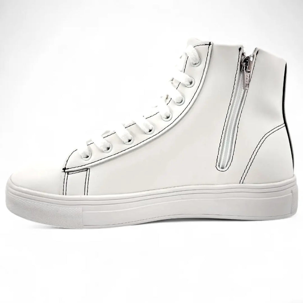 6cm UP ハイカットシークレットスニーカー no08 メンズシークレットスニーカー LEVANO