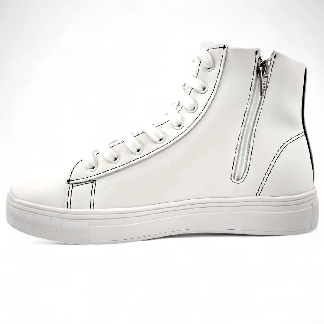 6cm UP ハイカットシークレットスニーカー no08 メンズシークレットスニーカー LEVANO