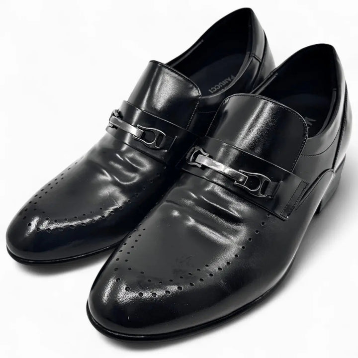 8cm UP 牛革シークレットローファー no21 メンズシークレットローファー LEVANO