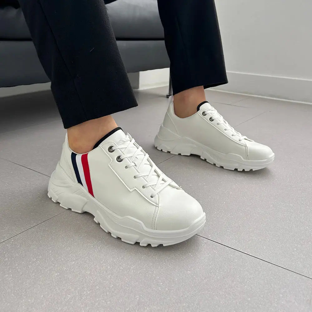 5cm UP フランスヒールアップスニーカー no13 メンズシークレットスニーカー LEVANO