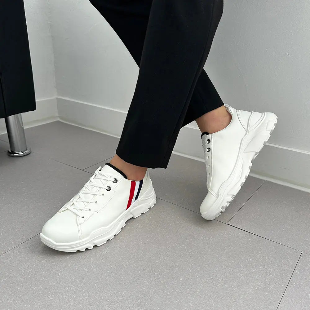 5cm UP フランスヒールアップスニーカー no13 メンズシークレットスニーカー LEVANO