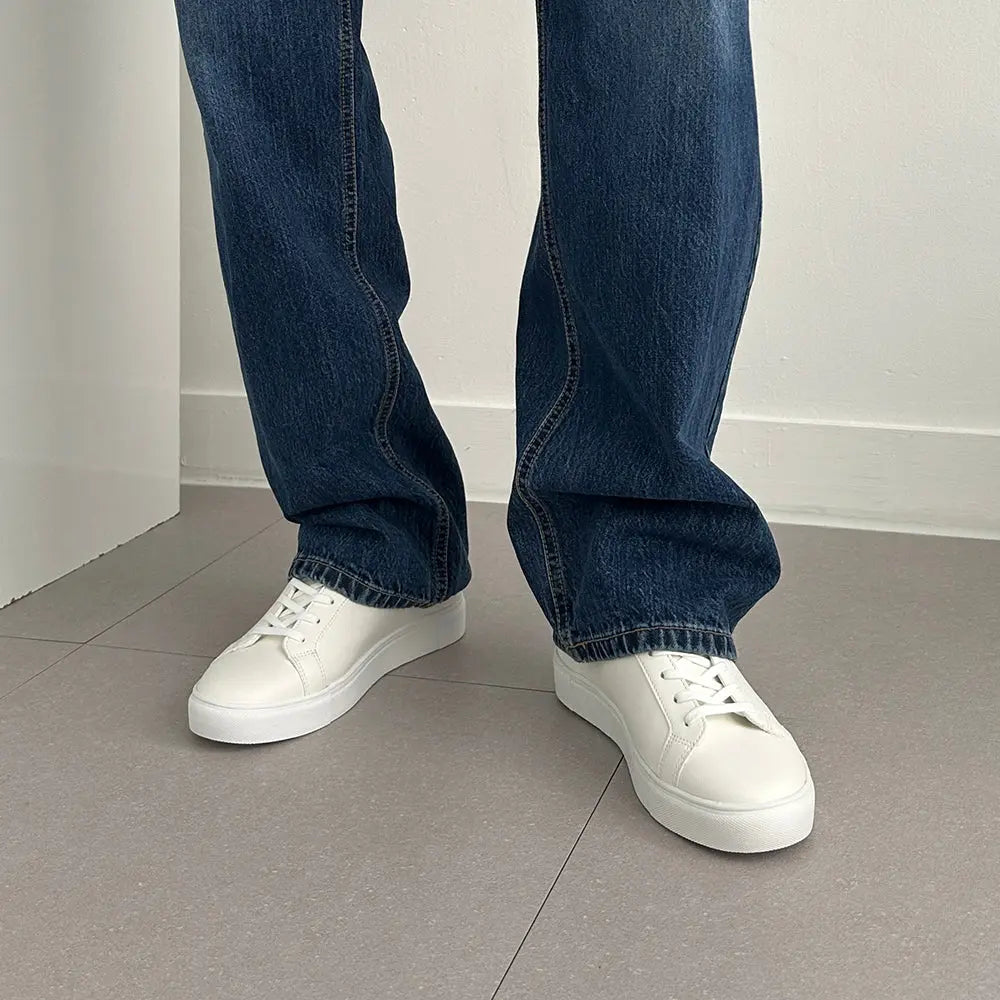 7cm UP モノトーンシークレットスニーカー no06 メンズシークレットスニーカー LEVANO