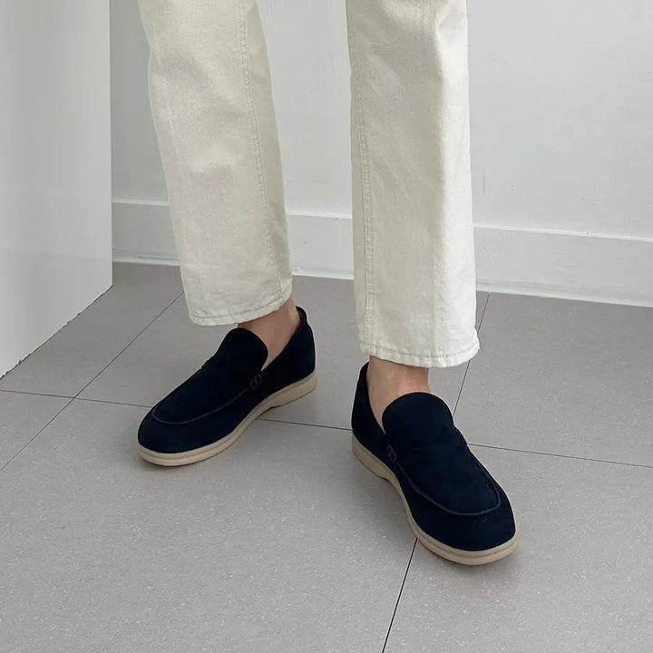 5cm UP スエードシークレットローファー no07 メンズシークレットローファー LEVANO